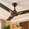 Modern Voltan Ceiling Fan in Warm Interior